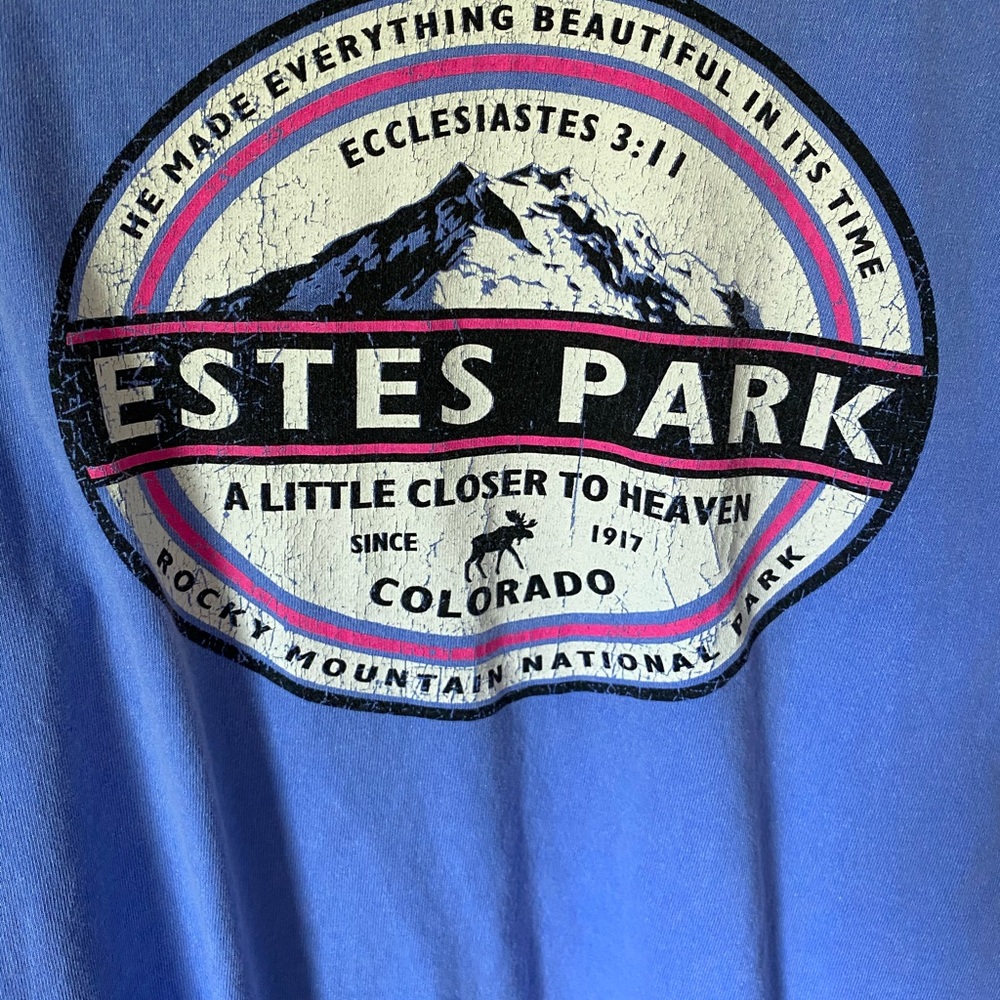 Colorado Purple Blue Heaven Verse Long Sleeve Tee